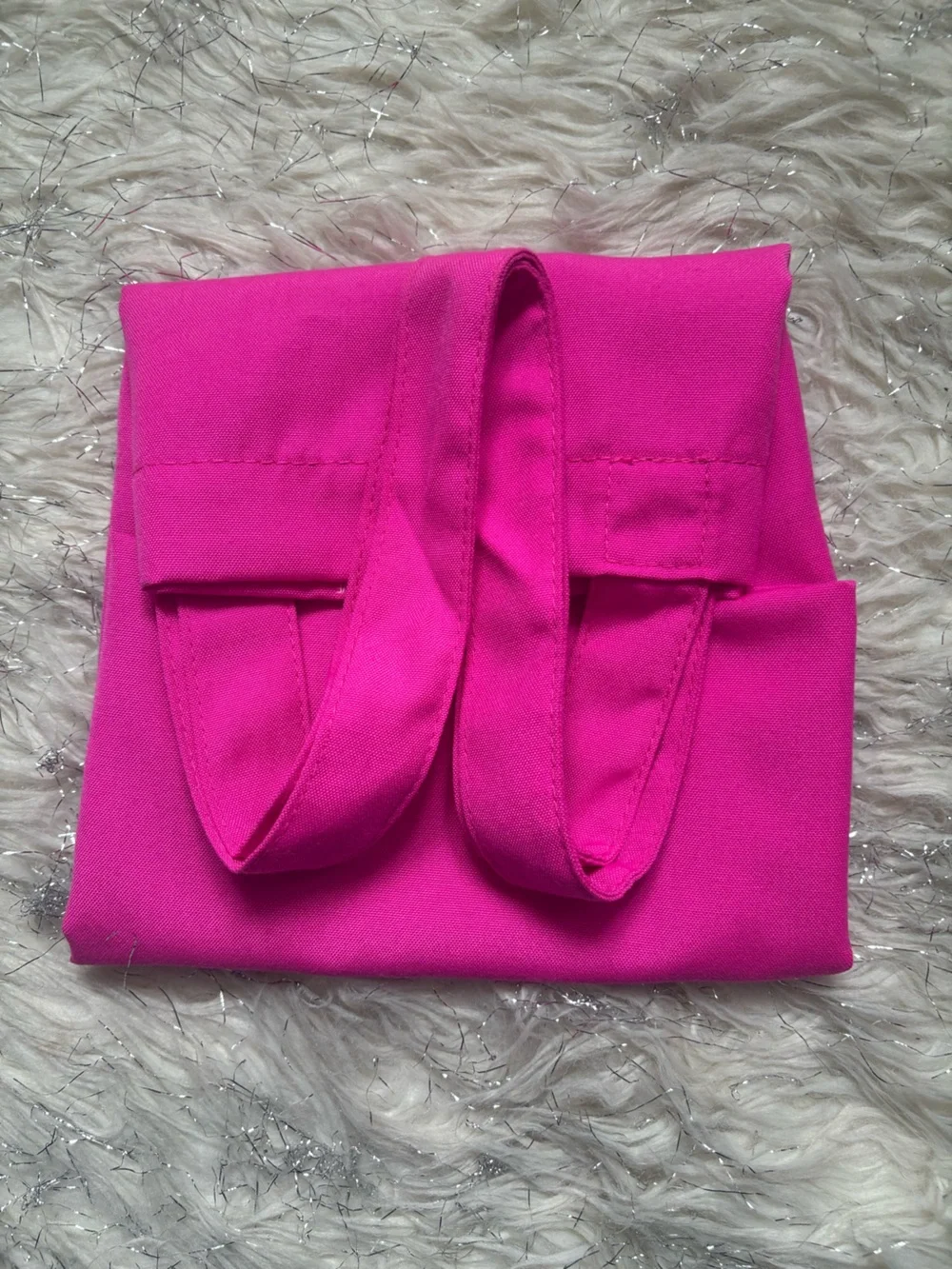 Valentino Hot Pink Logo Tote Bag